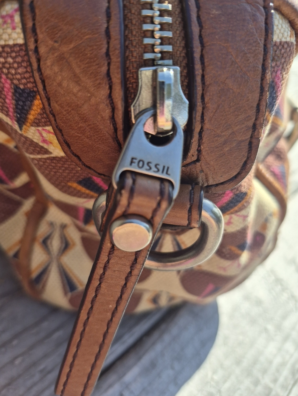 Fossil Maddox Speedy Bird Boho Satchel - Picture 9 of 14